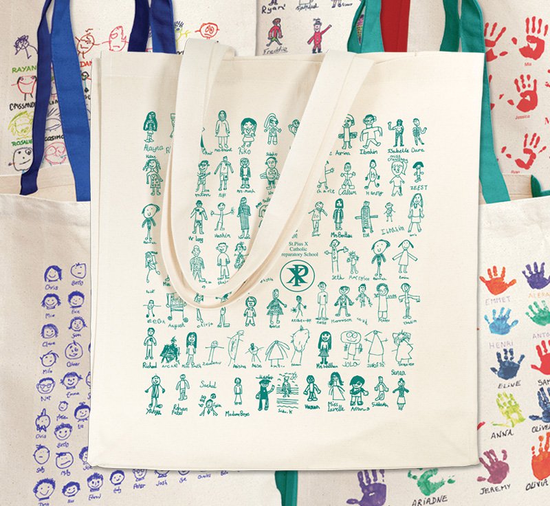Stuart Morris School Fundraising Canvas Shopping Bags