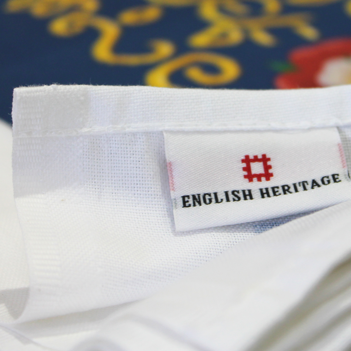 English Heritage Tea Towel Label